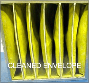 tube and rack filter cleaning  envelope filter