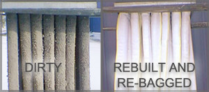 industrial tube and Rack Filters clean